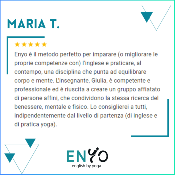 Recensione di Enyo - English by Yoga